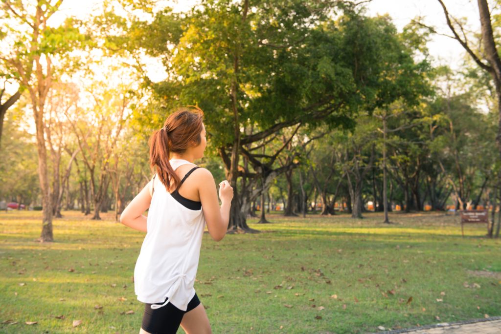 woman running