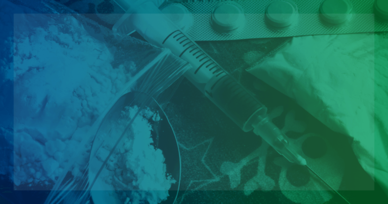 Various drugs consumption such as snorting, smoking, and injecting